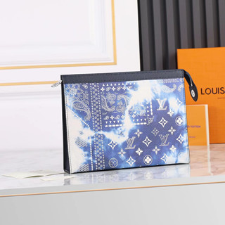 LV 路易威登手拿包M81442 新款手包POCHETTE VOYAGe